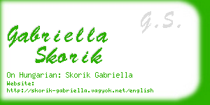 gabriella skorik business card